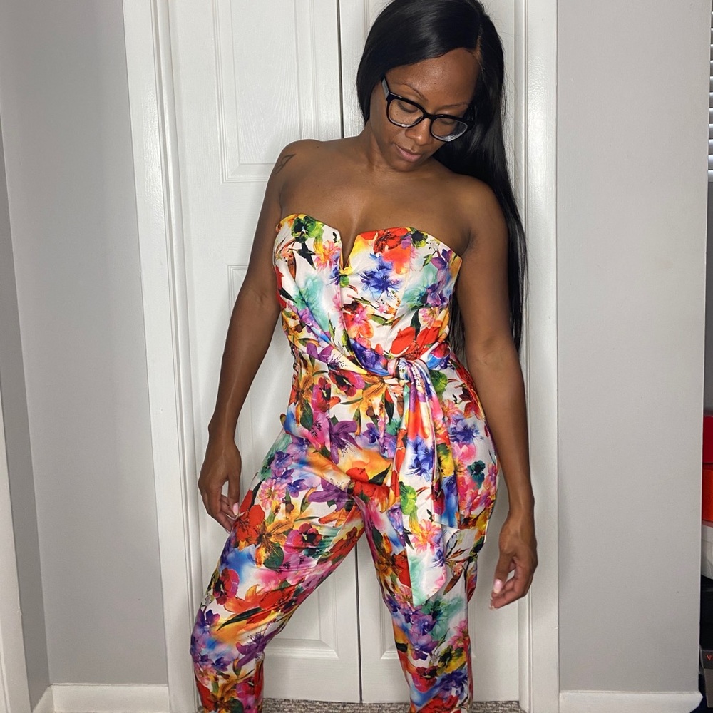 Floral Jumpsuit
